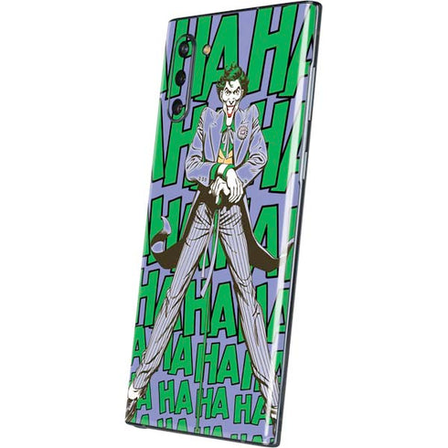 DC Comics The Joker Vintage pose pattern Galaxy Note 10 Skin